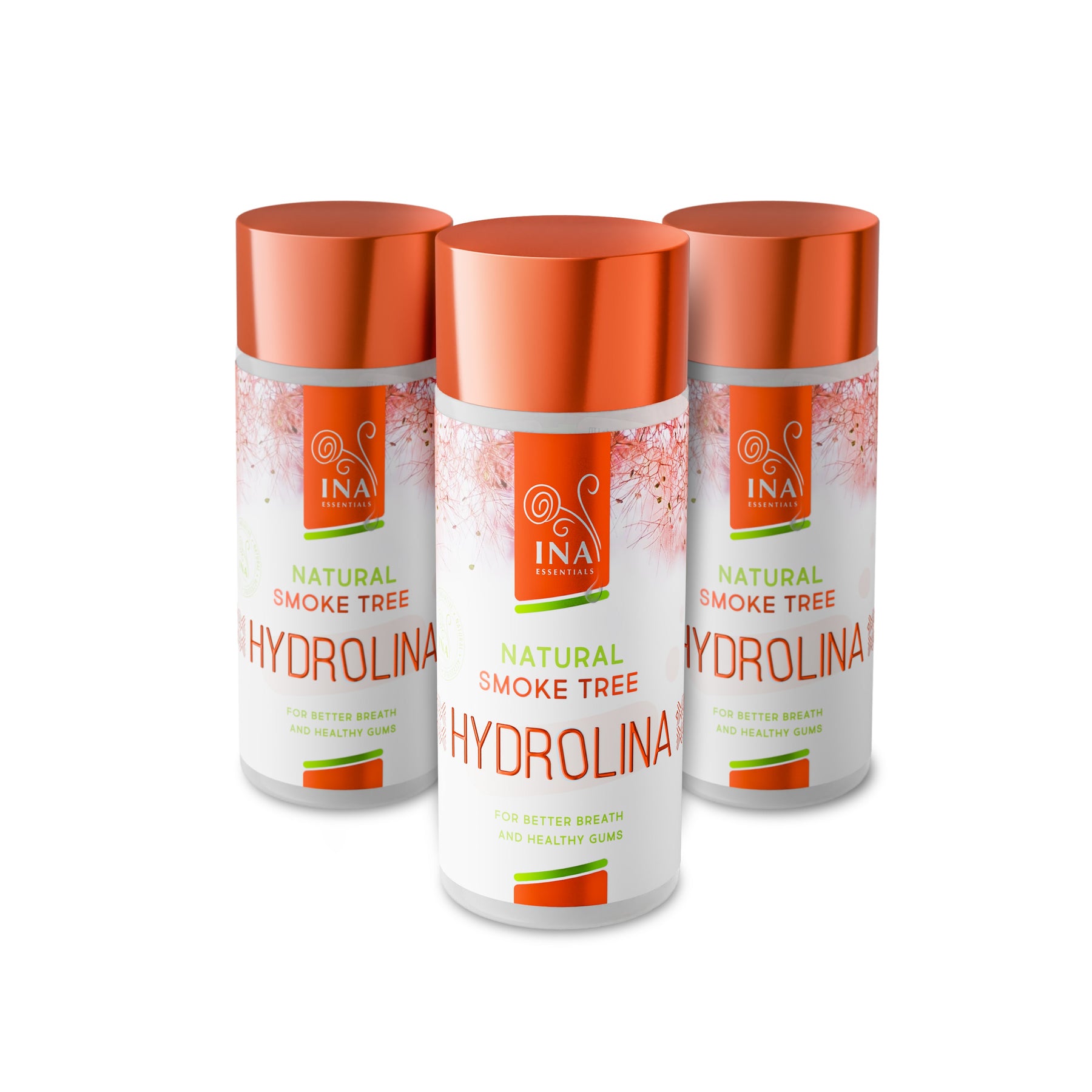 Rodinné balenie pre starostlivosť o ústnu dutinu - 3x Ústna voda zo Škumpy vlasatej - Hydrolina