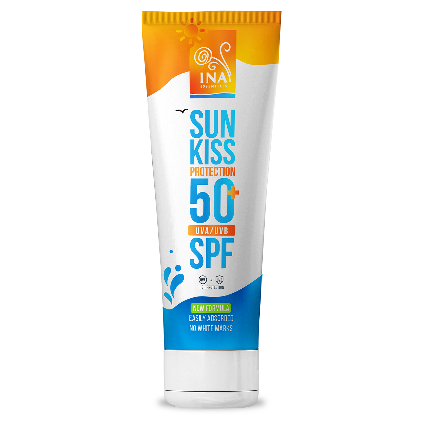 Prírodný Opaľovací Krém na Tvár a Telo SPF 50+ s Organickou Jedľou Bielou