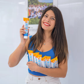 Prírodný Opaľovací Krém na Tvár a Telo SPF 50+ s Organickou Jedľou Bielou