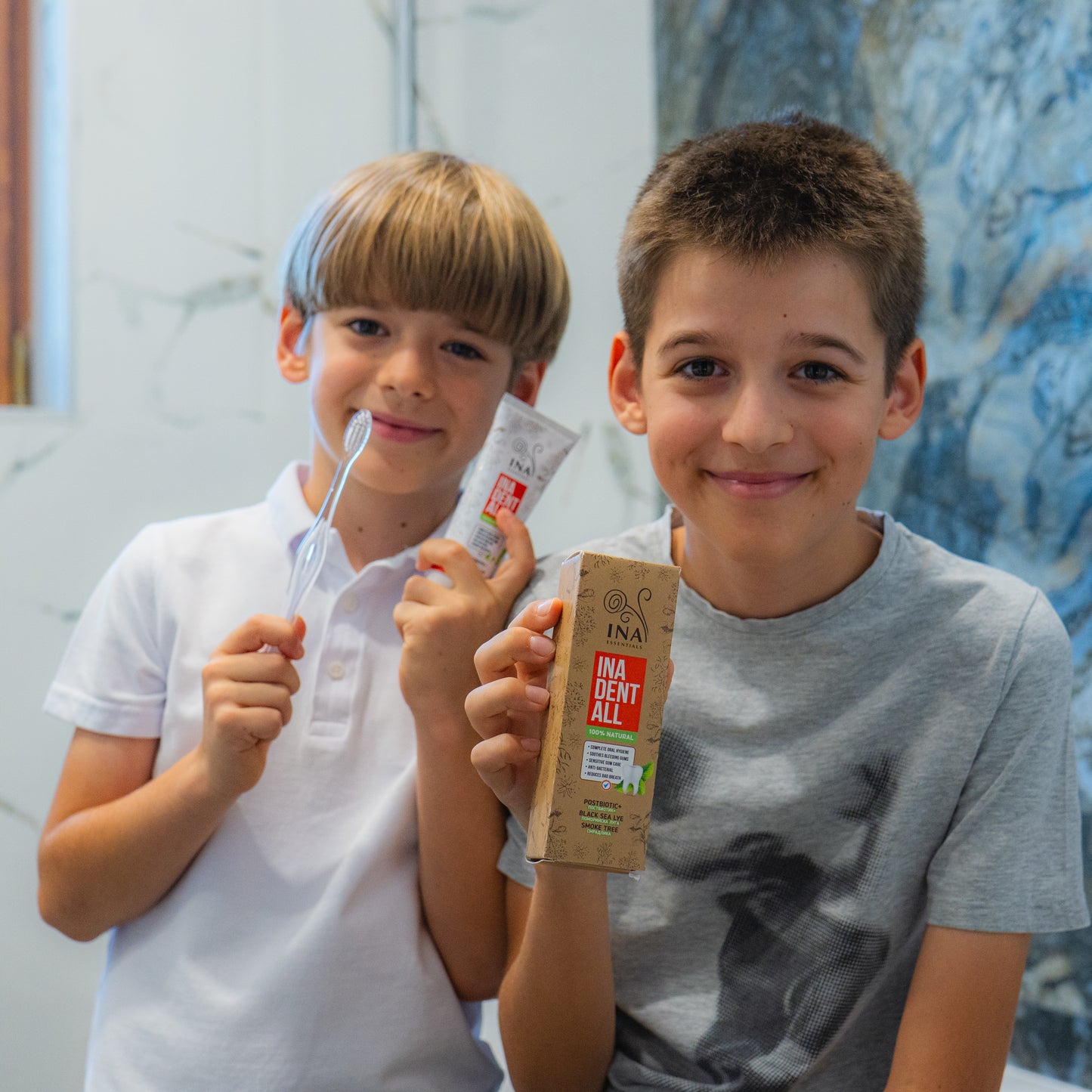 Kúpte si 3 Zubné Pasty Ina Dent-All a Získajte 1 Ústnu Vodu zo Škumpy Vlasatej Zadarmo