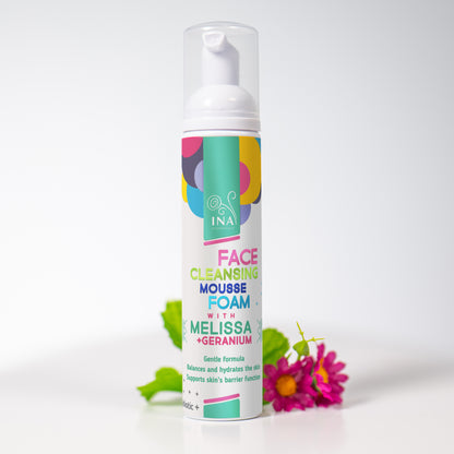 Prírodná čistiaca Pena na Tvár s Medovkou a Gerániom – pre každý typ pleti