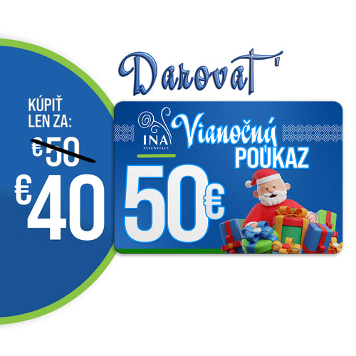Kúpte si Vianočný poukaz v hodnote 50€, zaplaťte 40€ - Digitálny Poukaz