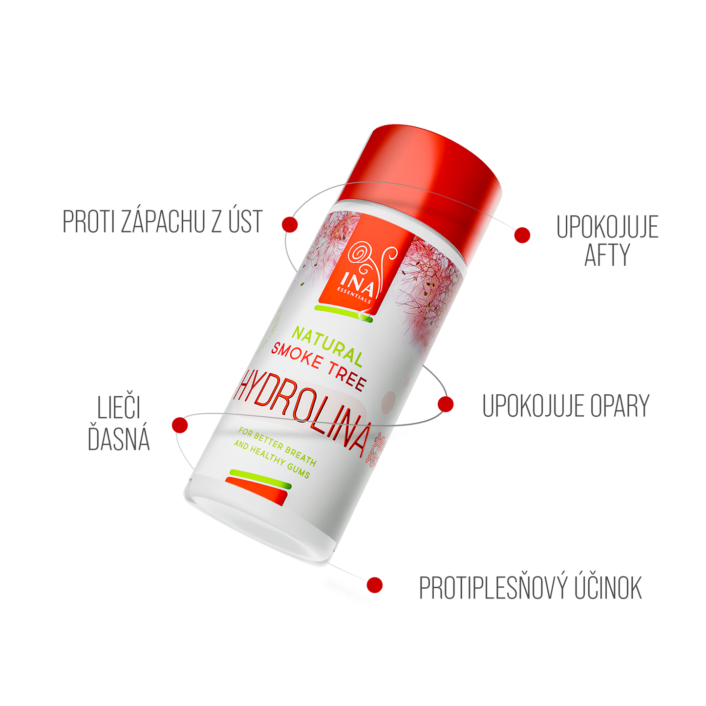 Kúpte si 3 Zubné Pasty Ina Dent-All a Získajte 1 Ústnu Vodu zo Škumpy Vlasatej Zadarmo