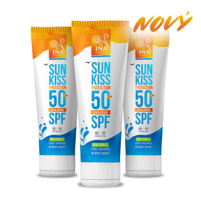 Rodinný balíček na ochranu pred slnkom - 2+1 Prírodný opaľovací krém na tvár a telo SPF 50+ s organickou Jedľou Bielou
