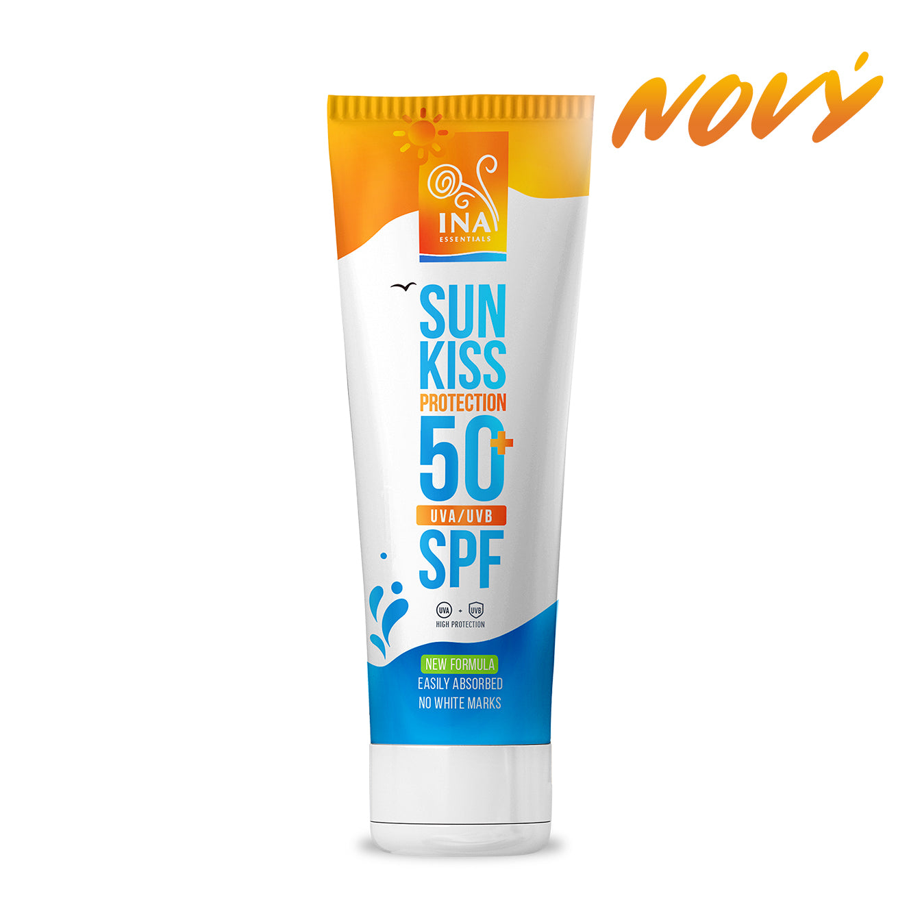Prírodný Opaľovací Krém na Tvár a Telo SPF 50+ s Organickou Jedľou Bielou