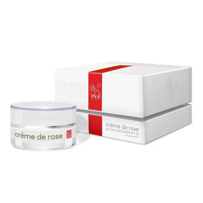 Crème de rose - Hydratačný krém s SPF30 - vysoko obohatený o Organický Esenciálny Ružový olej