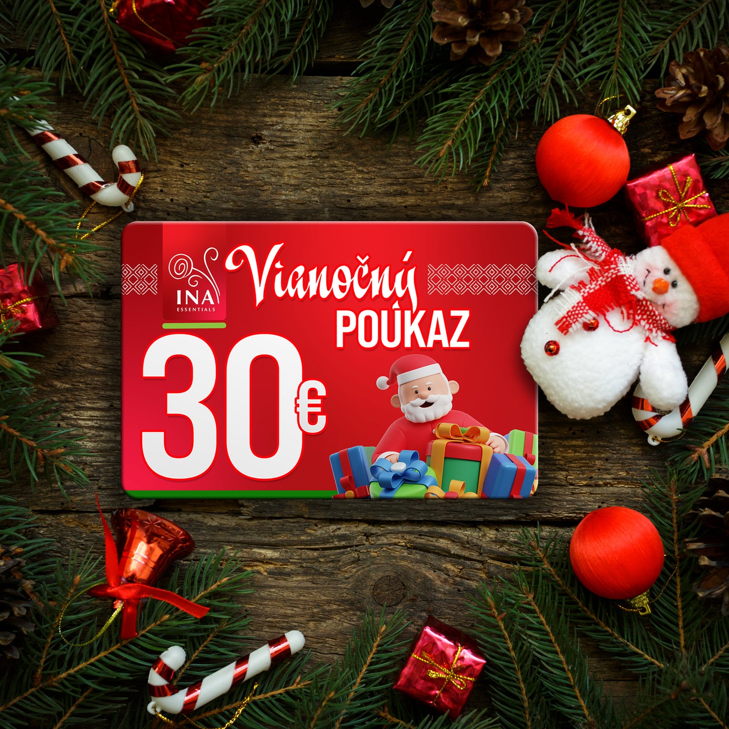 Kúpte si Vianočný poukaz v hodnote 30€, zaplaťte 25€ - Digitálny Poukaz