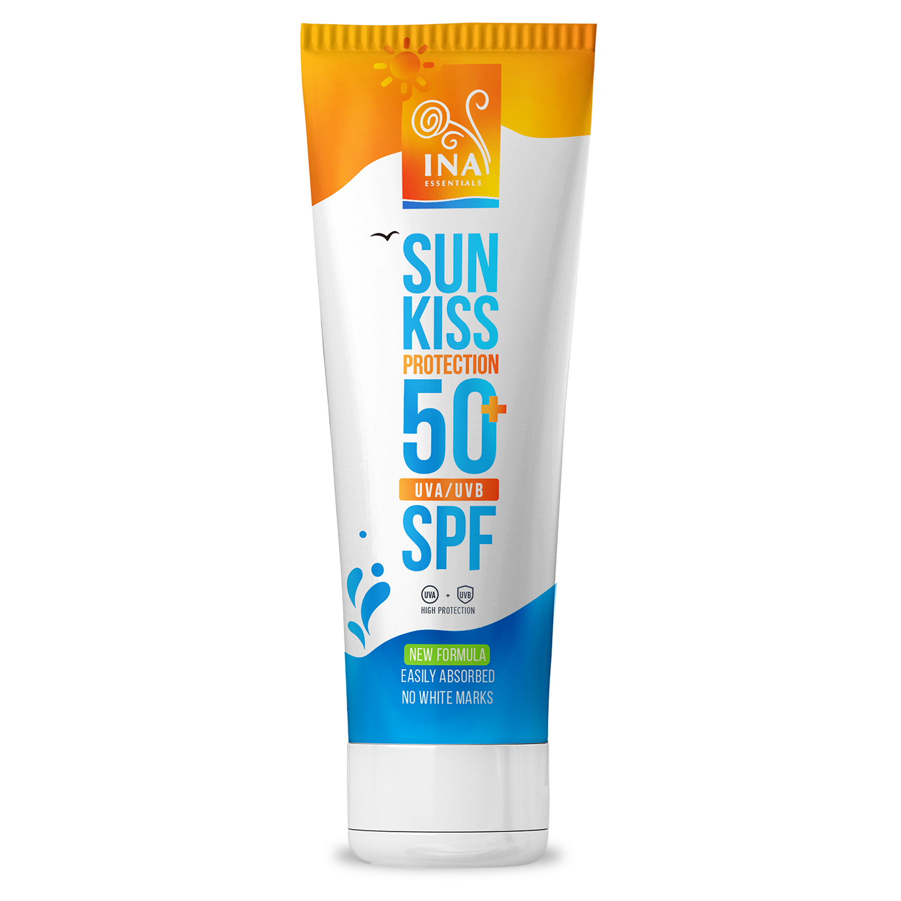 Prírodný Opaľovací Krém na Tvár a Telo SPF 50+ s Organickou Jedľou Bielou