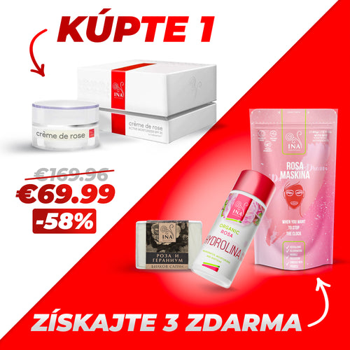 Kúpte 1 Creme de Rose a získajte 3 Produkty Zadarmo