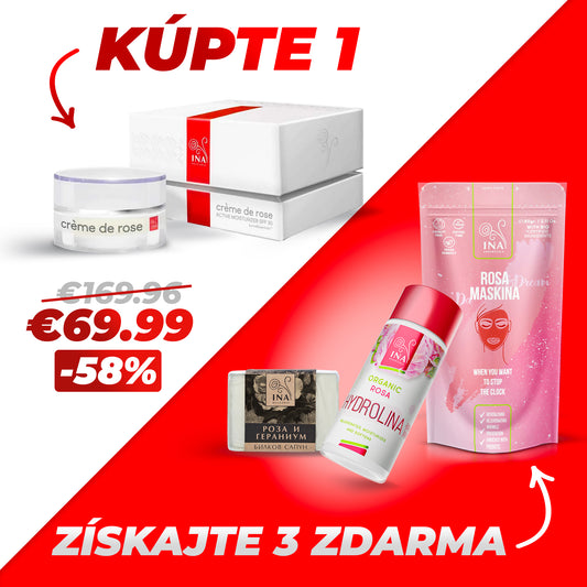 Kúpte 1 Creme de Rose a získajte 3 Produkty Zadarmo