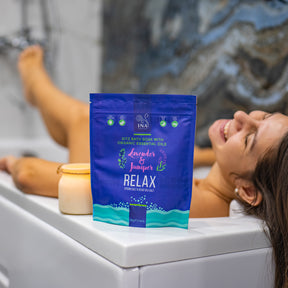 Relax - Kúpeľová soľ s Levanduľou a Borievkou pre Relaxáciu a odbúranie Stresu