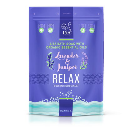 Relax - Kúpeľová soľ s Levanduľou a Borievkou pre Relaxáciu a odbúranie Stresu