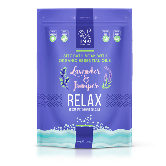 Relax - Kúpeľová soľ s Levanduľou a Borievkou pre Relaxáciu a odbúranie Stresu
