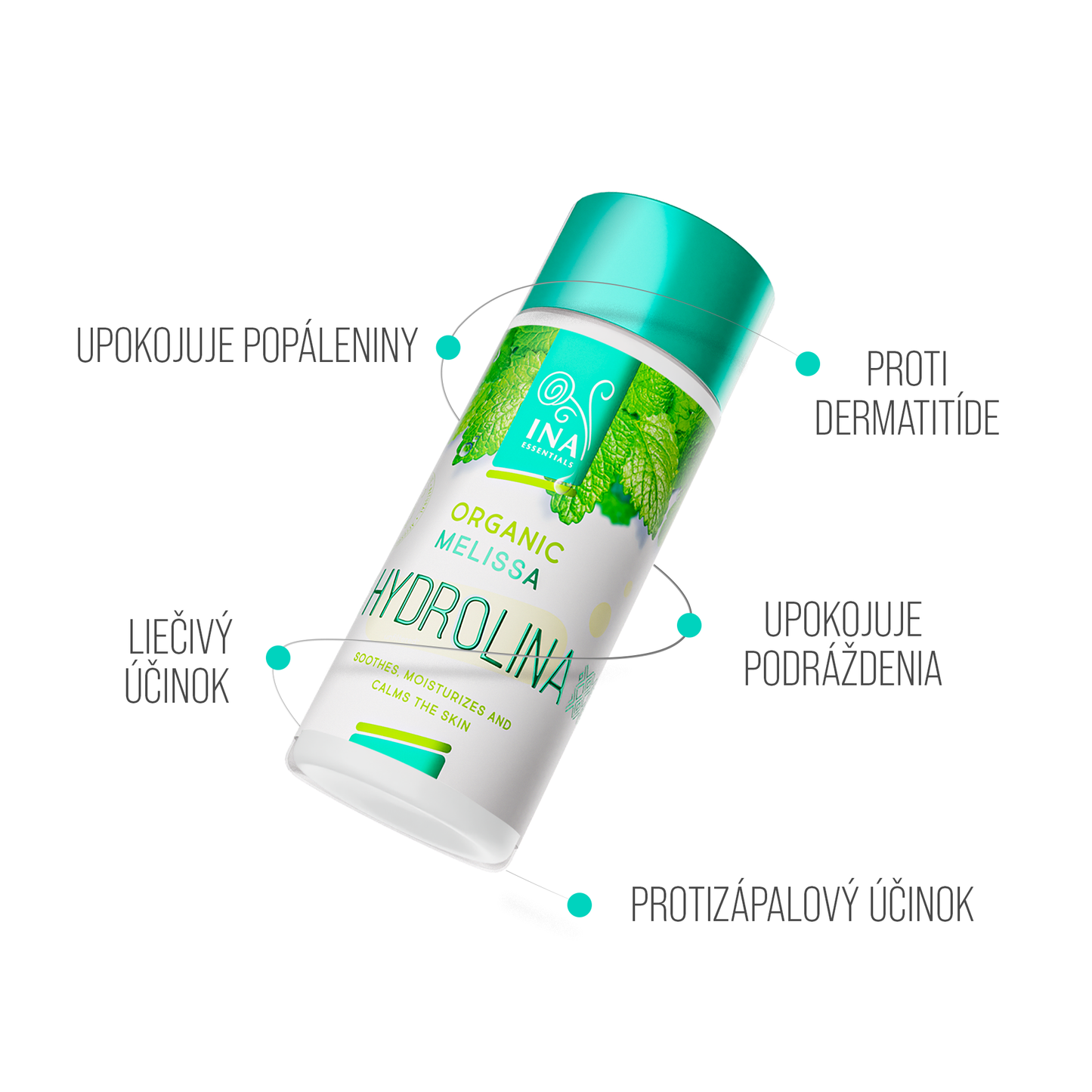 Organická Medovková voda - Hydrolina na Dermatitídu a Podráždenie kože