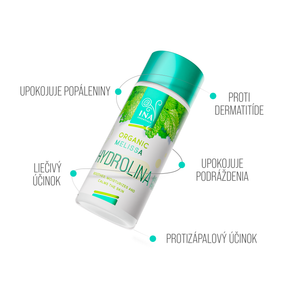 Organická Medovková voda - Hydrolina na Dermatitídu a Podráždenie kože